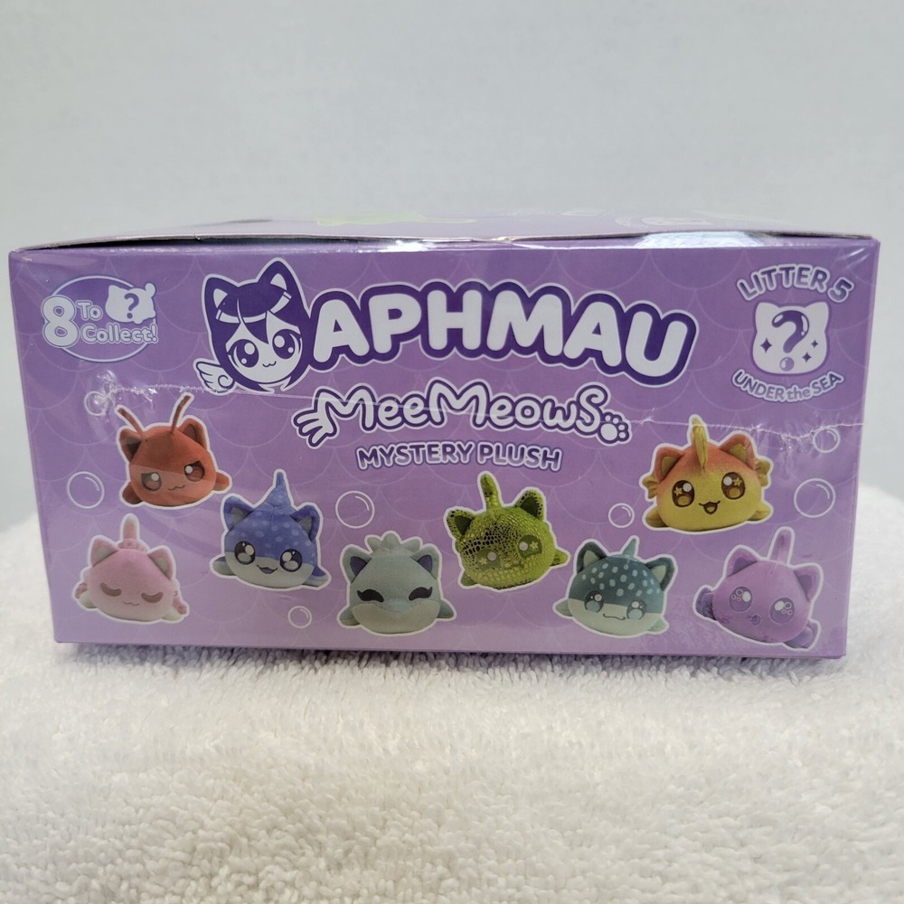 Aphmau 6 Inch Mystery Plush Series 5 Under the Sea, Pack of One (Cat S5)